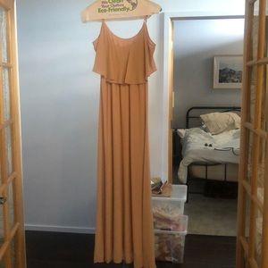 Caitlin Cold Shoulder Chiffon Gown